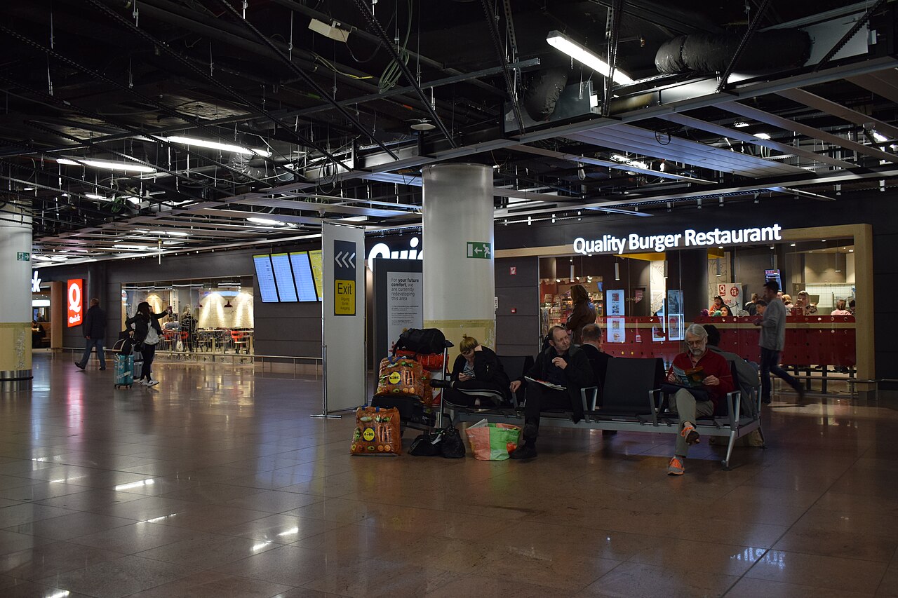 Hall de l'aéroport de Bruxelles, à Zaventem